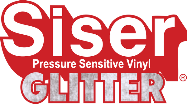 12 Siser EasyPSV Glitter Vinyl, Permanent Adhesive