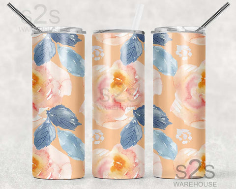 Tumbler Transfer - Floral 117