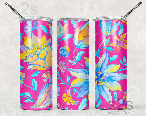 Tumbler Transfer - Floral 118