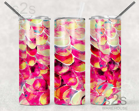 Tumbler Transfer - Floral 120