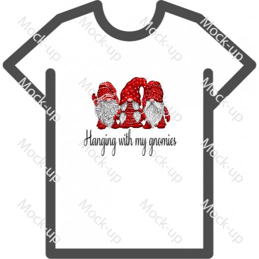 Digital Transfer Shirt Mock-up 11 x 8.5 - Landscape