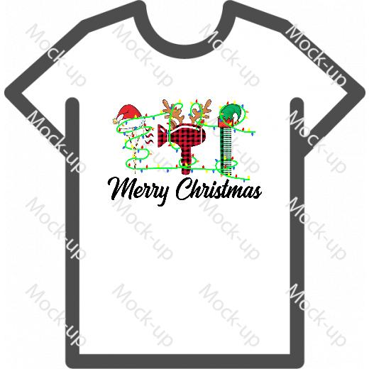 Digital Transfer Shirt Mock-up 11 x 8.5 - Landscape