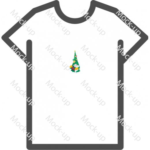 Digital Transfer Shirt Mock-up 11 x 8.5 - Landscape