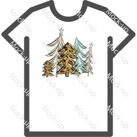 Sublimation Transfer Shirt Mock-up 11 x 8.5 - Landscape