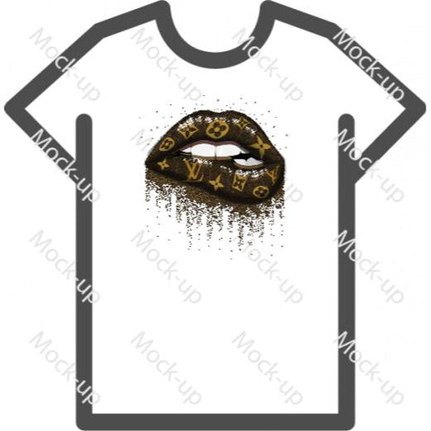 Digital Transfer Shirt Mock-up 11 x 8.5 - Landscape
