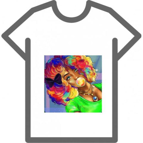 Sublimation Transfer Shirt Mock-up 11 x 17 - Portrait