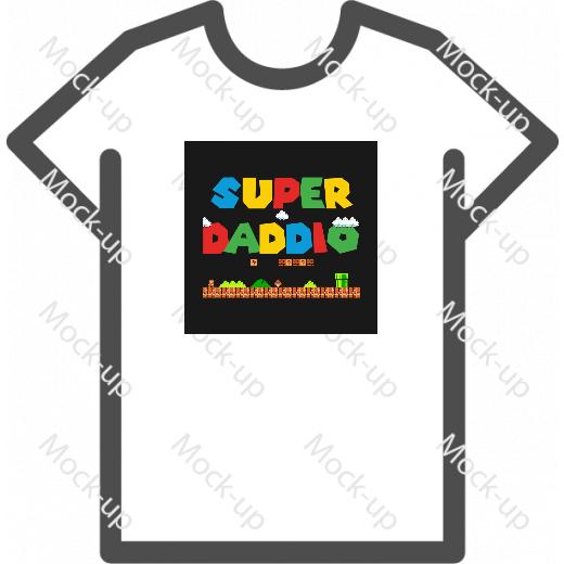 Digital Transfer Shirt Mock-up 11 x 8.5 - Landscape