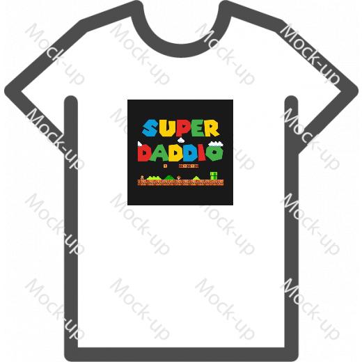 Digital Transfer Shirt Mock-up 11 x 8.5 - Landscape