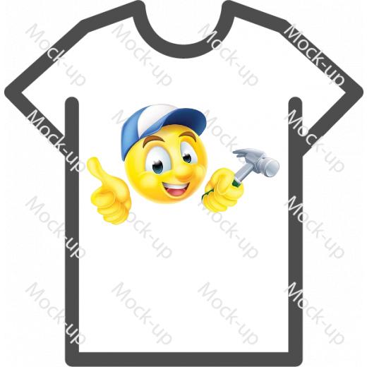 Digital Transfer Shirt Mock-up 11 x 8.5 - Landscape