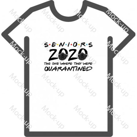 Digital Transfer Shirt Mock-up 11 x 8.5 - Landscape