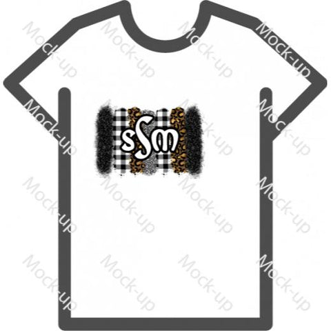 Sublimation Transfer Shirt Mock-up 8.5 x 11 - Portrait