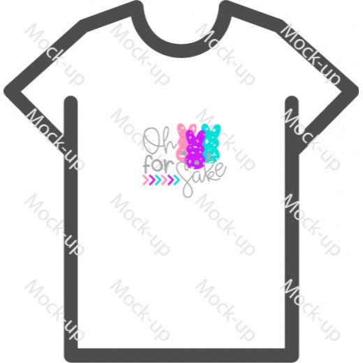 Digital Transfer Shirt Mock-up 8.5 x 11 - Portrait