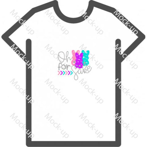 Digital Transfer Shirt Mock-up 8.5 x 11 - Portrait