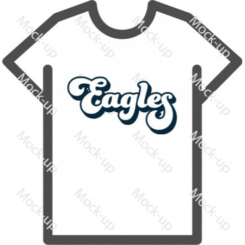 Digital Transfer Shirt Mock-up 8.5 x 11 - Portrait