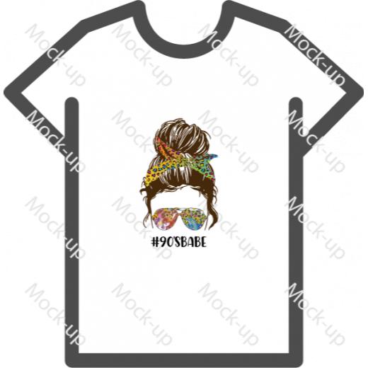 Digital Transfer Shirt Mock-up 8.5 x 11 - Portrait