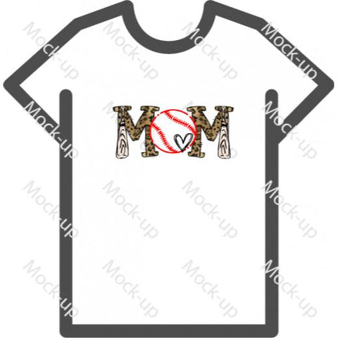 Digital Transfer Shirt Mock-up 11 x 8.5 - Landscape