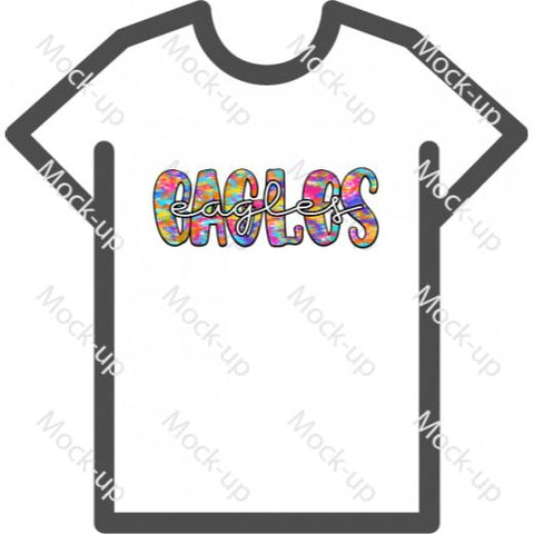 Digital Transfer Shirt Mock-up 11 x 8.5 - Landscape