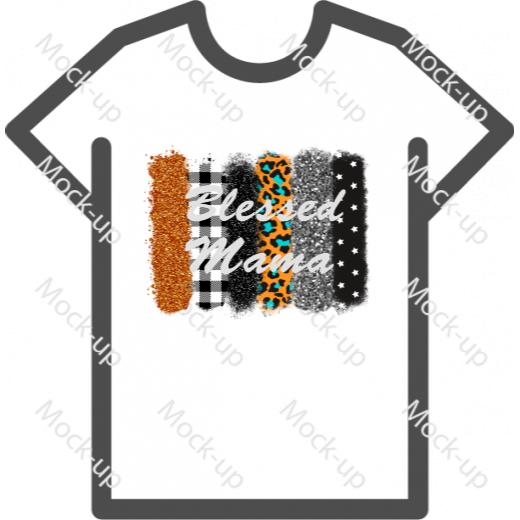 Digital Transfer Shirt Mock-up 8.5 x 11 - Portrait