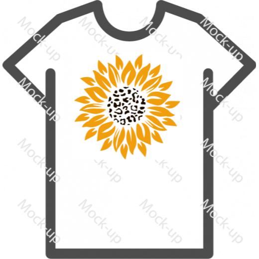 Digital Transfer Shirt Mock-up 11 x 8.5 - Landscape