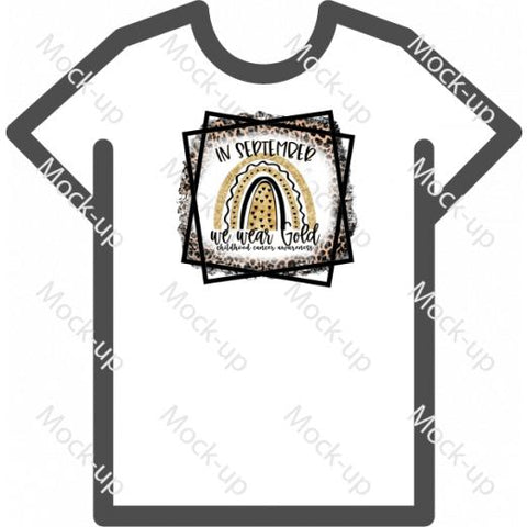 Sublimation Transfer Shirt Mock-up 11 x 8.5 - Landscape