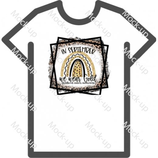 Digital Transfer Shirt Mock-up 11 x 8.5 - Landscape