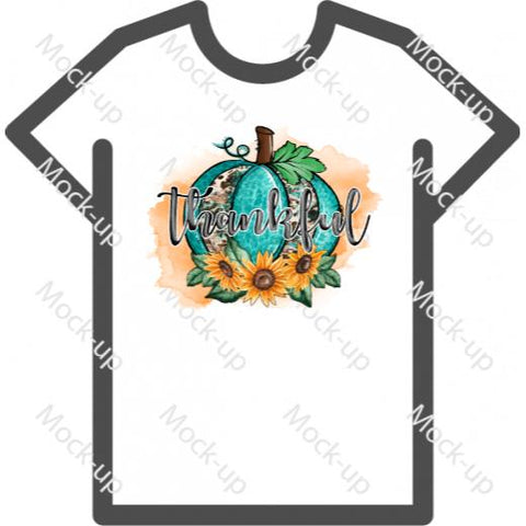 Digital Transfer Shirt Mock-up 11 x 8.5 - Landscape