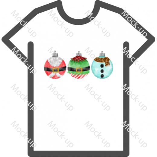 Digital Transfer Shirt Mock-up 11 x 8.5 - Landscape