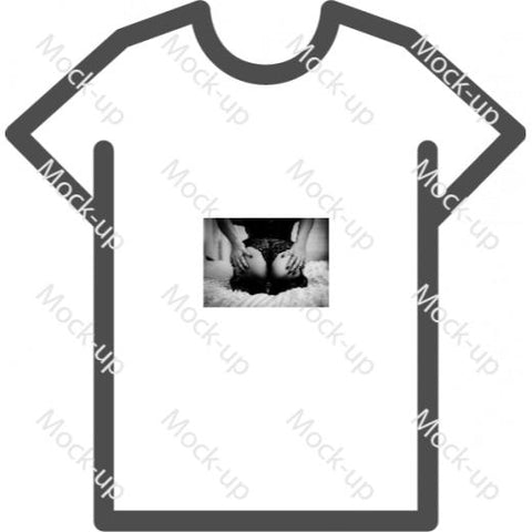 Digital Transfer Shirt Mock-up 8.5 x 11 - Portrait