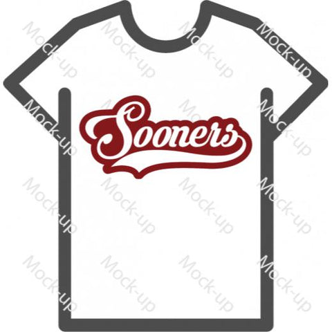 Digital Transfer Shirt Mock-up 11 x 8.5 - Landscape