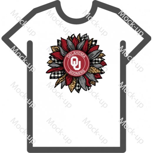 Digital Transfer Shirt Mock-up 11 x 8.5 - Landscape