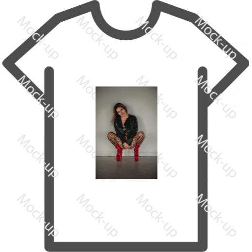 Sublimation Transfer Shirt Mock-up 8.5 x 11 - Portrait