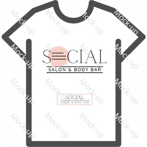 Sublimation Transfer Shirt Mock-up 8.5 x 11 - Portrait