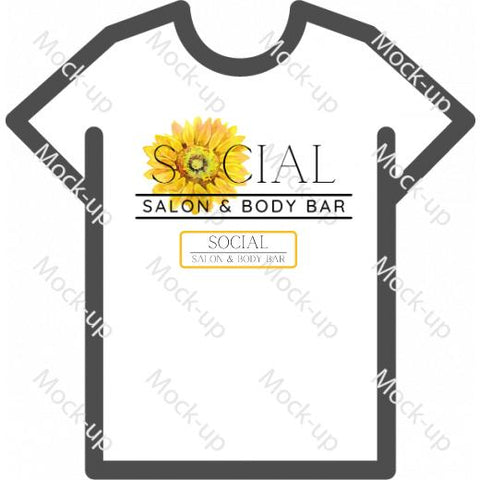 Sublimation Transfer Shirt Mock-up 11 x 8.5 - Landscape