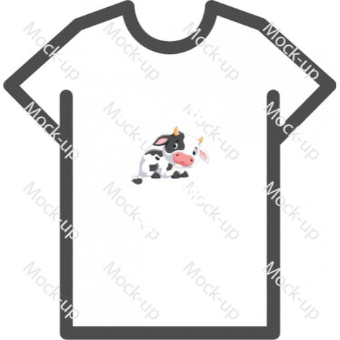 Digital Transfer Shirt Mock-up 8.5 x 11 - Portrait