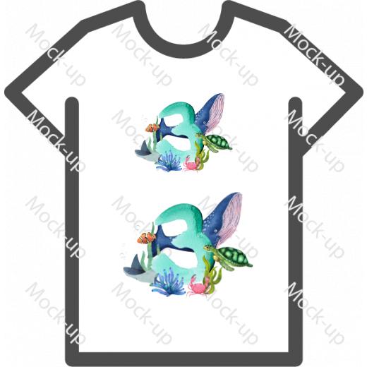 Sublimation Transfer Shirt Mock-up 8.5 x 11 - Portrait