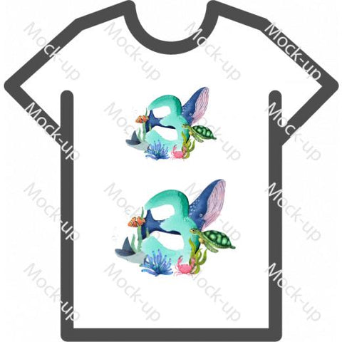 Sublimation Transfer Shirt Mock-up 8.5 x 11 - Portrait