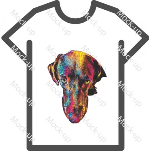 Sublimation Transfer Shirt Mock-up 8.5 x 11 - Portrait