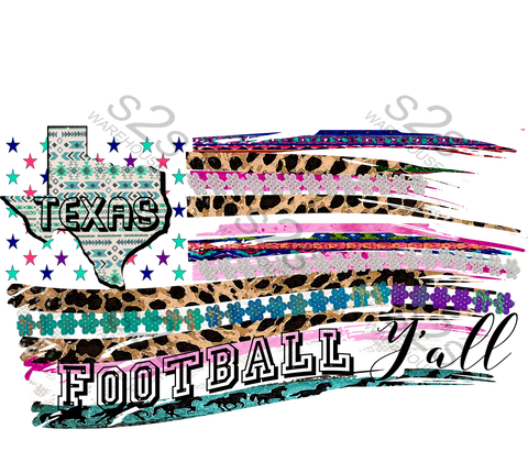 Football Texas Flag
