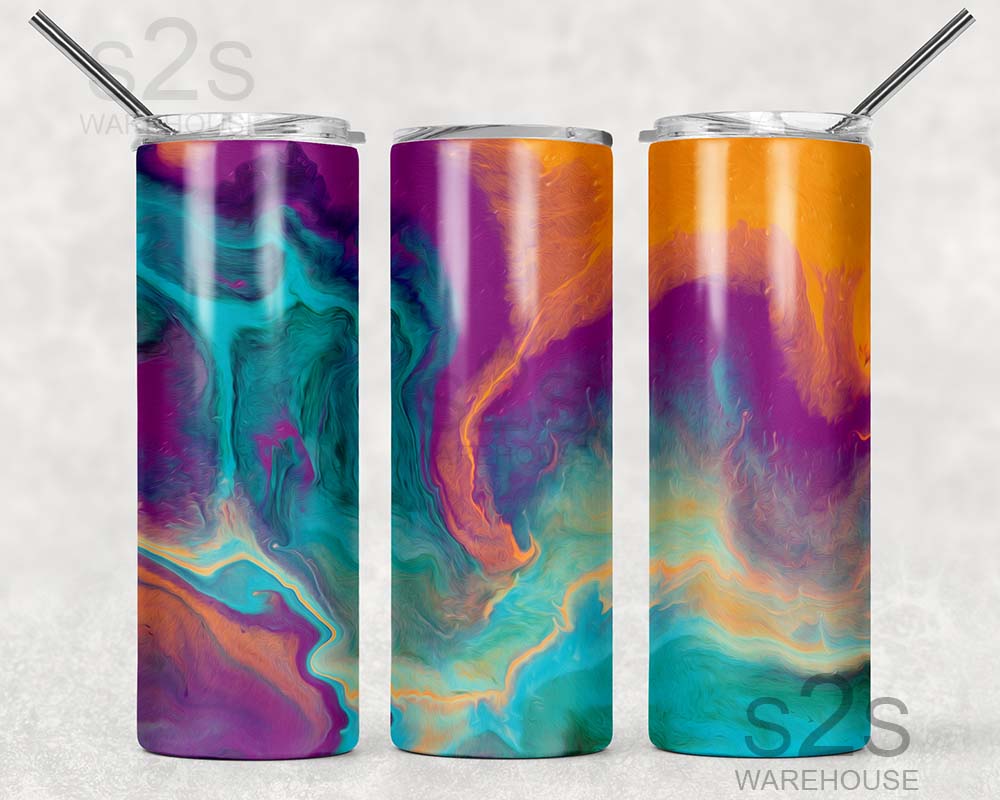 Tumbler Transfer - Colorful Art 30