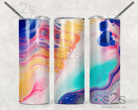 Tumbler Transfer - Colorful Art 31