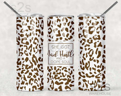 Tumbler Transfer - Leopard Mad Hustle 374