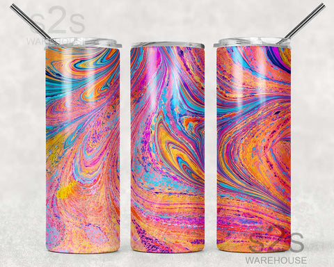 Tumbler Transfer - Colorful Art 37