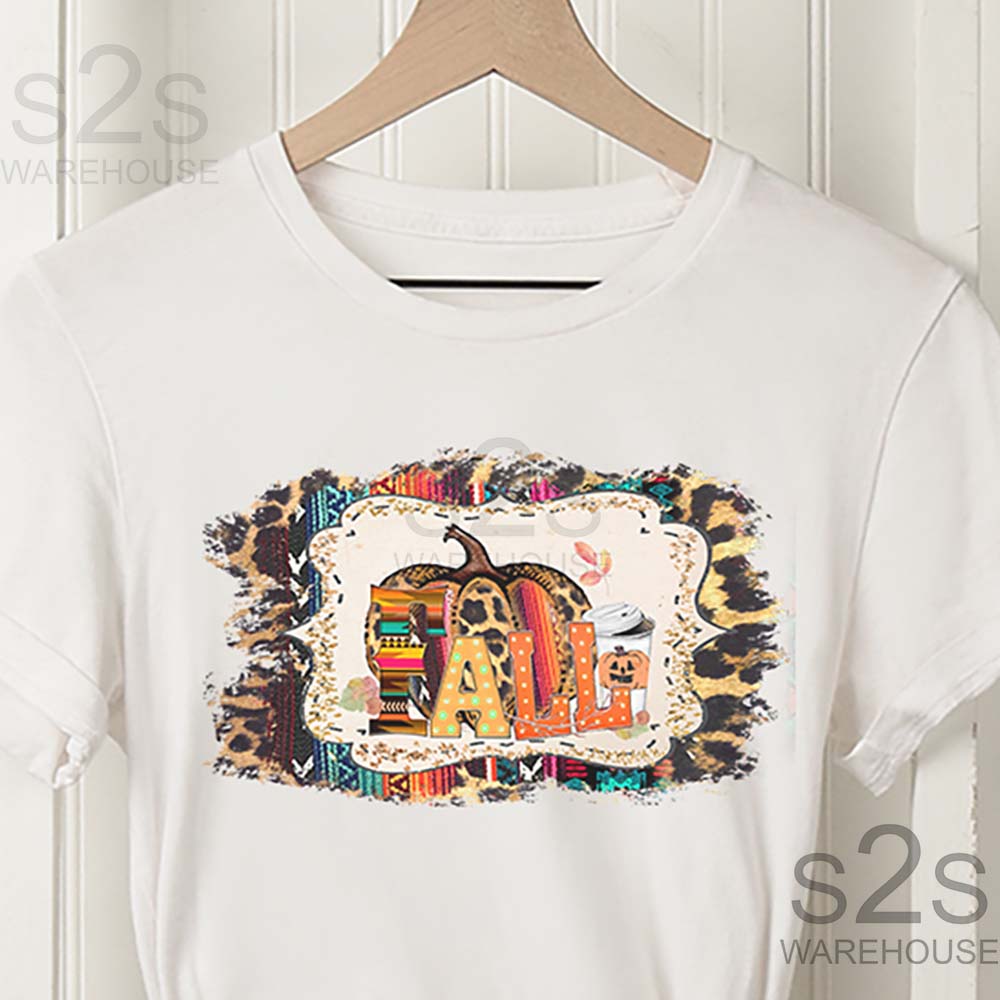 Fall Serape Cheetah Leopard Logo