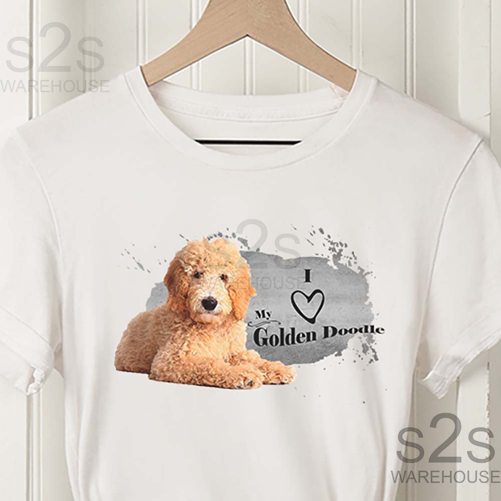 Golden Doodle Dog Design