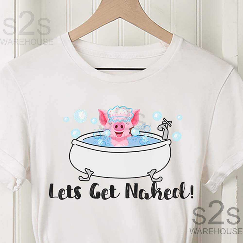 Lets Get Naked Pig Bath