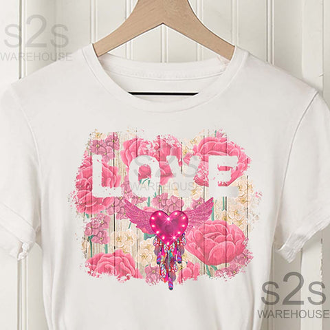 Love Floral Heart