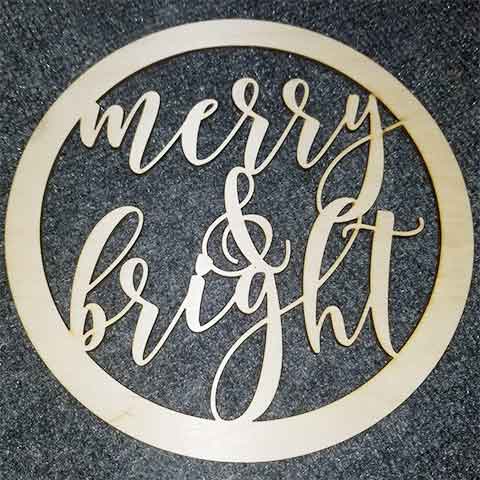 Merry & Bright - Layered Insert