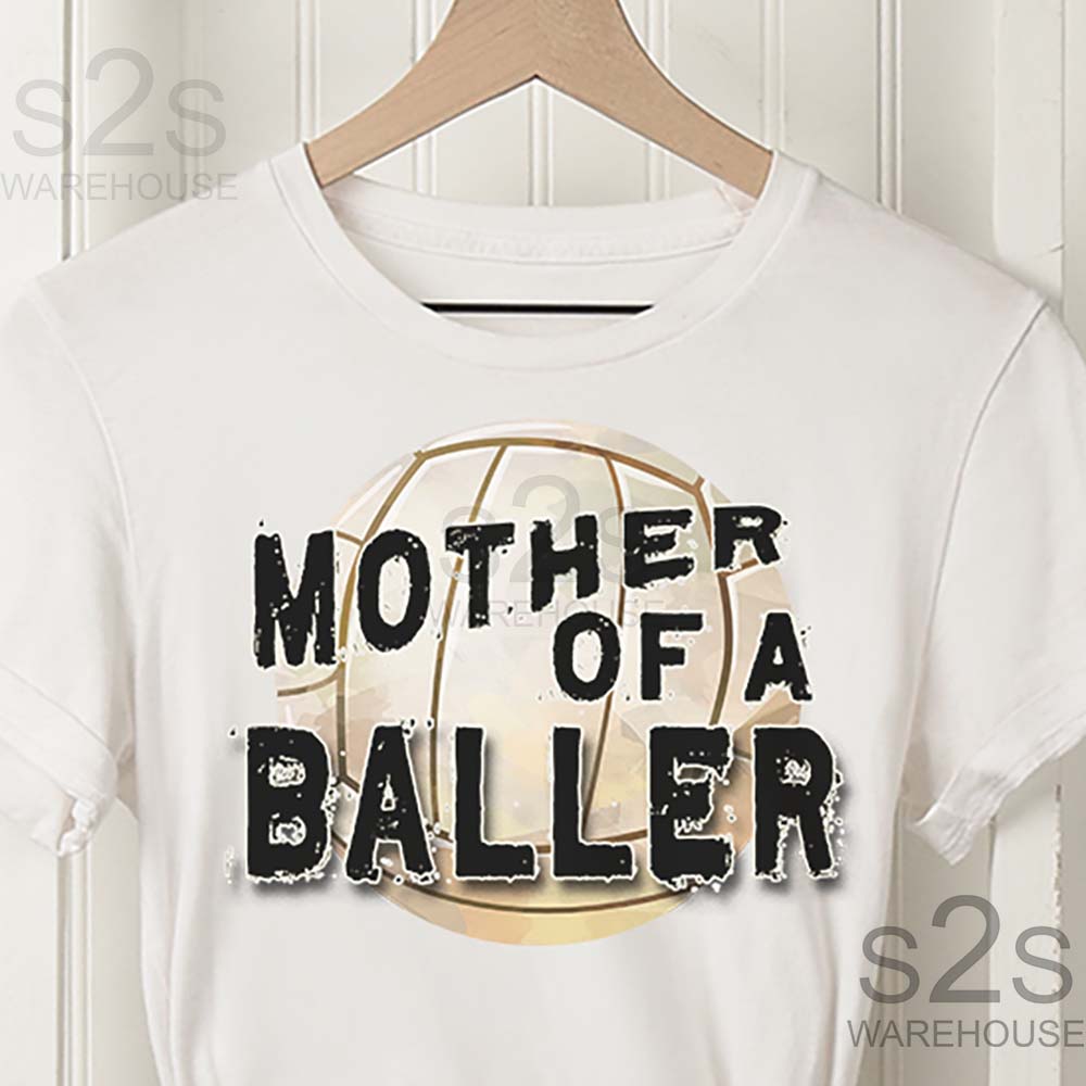 Plain Mother Baller Volleyball