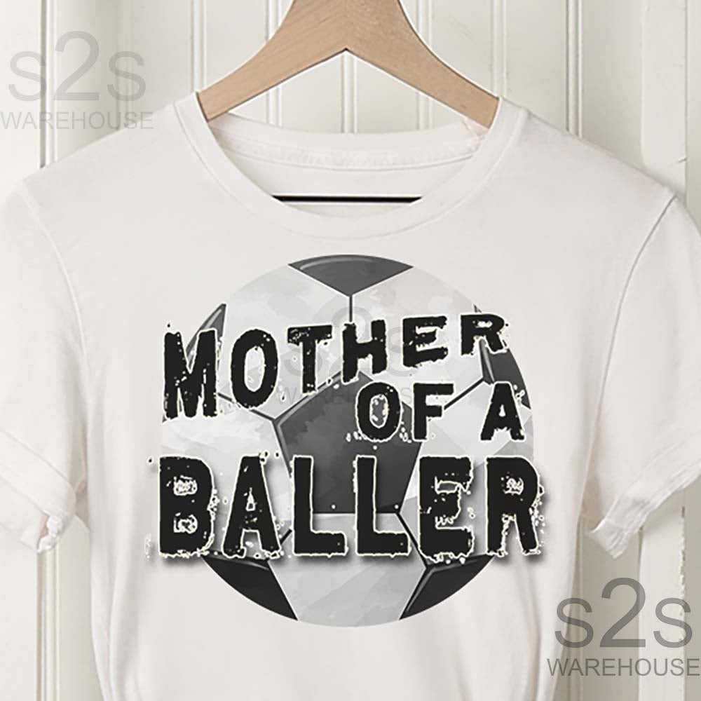 Plain Mother Of Baller Soccer
