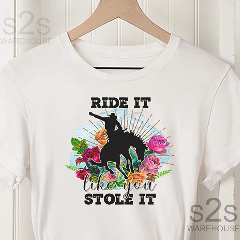 Ride It Stole It Floral Cowboy